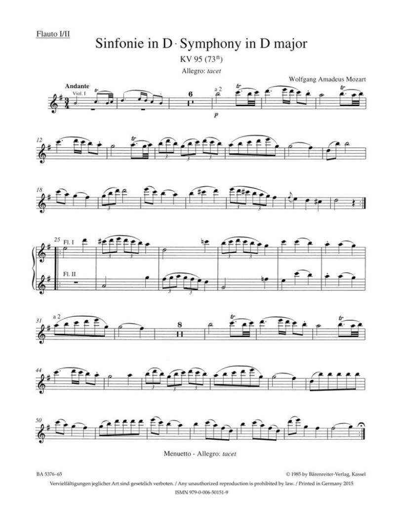 Symphony in D major (K.95)